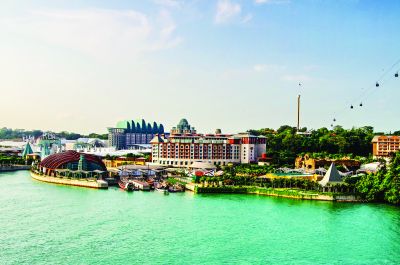 Resort World Sentosa, a gambling landmark in SingaporeResort World Sentosa, un reper al gamblingului din Singapore