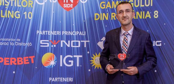 SUPERBET received the award for BEST TRADITIONAL (LAND-BASED) BETTING OPERATOR IN 2022 at the ROMANIAN GAMBLING CELEBRATION – Casino Inside Gala Awards
